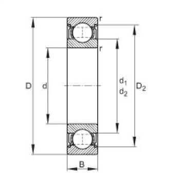 FAG Deep groove ball Bearings - 6024-2Z