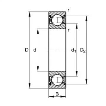 FAG Deep groove ball Bearings - S604-2Z