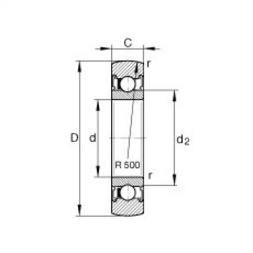 FAG Track rollers - LR205-2RSR