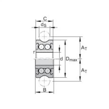 FAG Track rollers with profiled outer ring - LFR5206-25-2Z