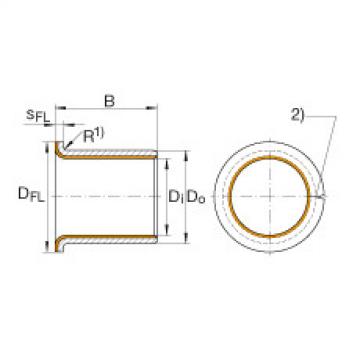 FAG Flanged bushes - EGF25165-E40