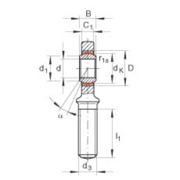 FAG Rod ends - GAL35-UK-2RS