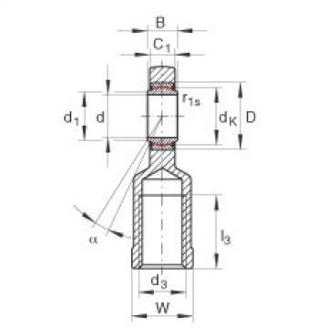 FAG Rod ends - GIR80-UK-2RS