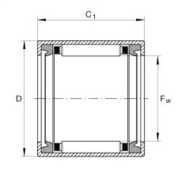 FAG Drawn cup needle roller Bearings with open ends - SCE1010-PP