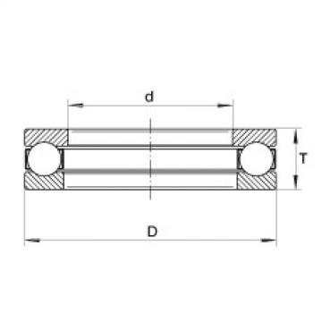 FAG Axial deep groove ball Bearings - 2283