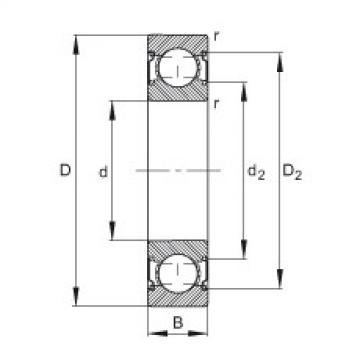 FAG Deep groove ball Bearings - 6203-C-2Z