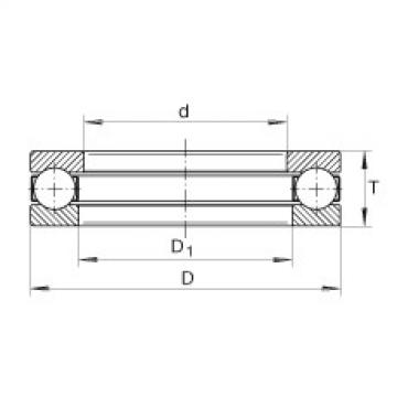 FAG Axial deep groove ball Bearings - 10Y03