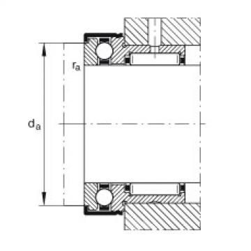 FAG Needle roller/axial ball Bearings - NKX12-XL