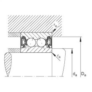 FAG Angular contact ball Bearings - 3804-B-2RZ-TVH