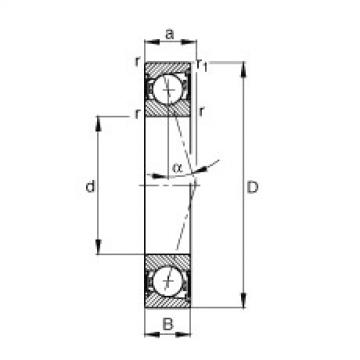 FAG Spindle Bearings - B7002-C-2RSD-T-P4S