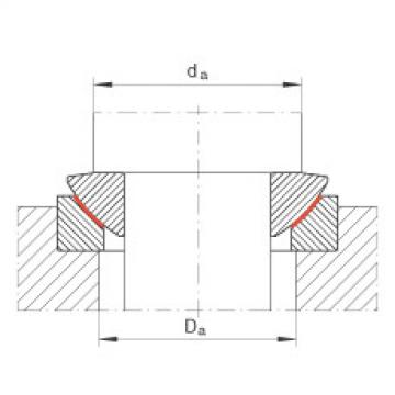 FAG Axial spherical plain Bearings - GE100-AW