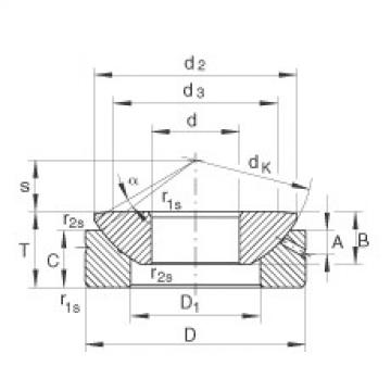 FAG Axial spherical plain Bearings - GE200-AX