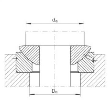 FAG Axial spherical plain Bearings - GE100-AX