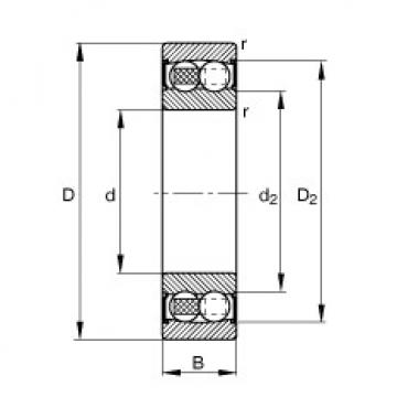 FAG Self-aligning ball Bearings - 2204-2RS-TVH