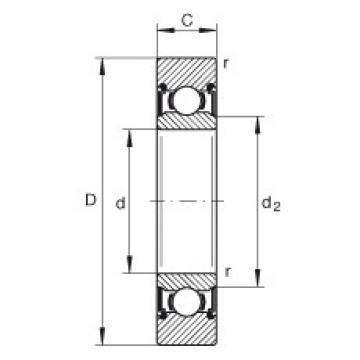 FAG Track rollers - LR209-X-2RS