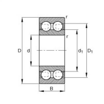 FAG Deep groove ball Bearings - 4210-B-TVH