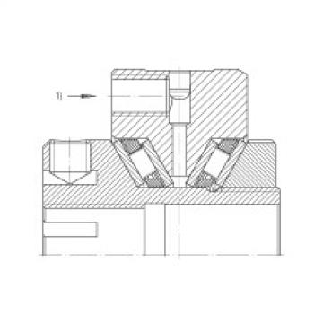 FAG Axial conical thrust cage needle roller Bearings - ZAXFM1055