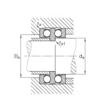 FAG Axial deep groove ball Bearings - 52205