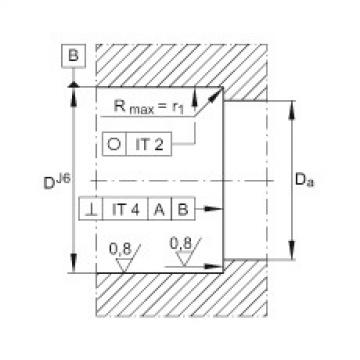 FAG Axial angular contact ball Bearings - ZKLF1255-2RS-XL