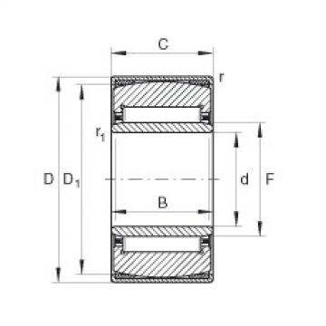 FAG Aligning needle roller Bearings - PNA15/32-XL