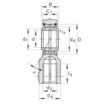 FAG Hydraulic rod ends - GIHNRK16-LO