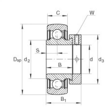 FAG Radial insert ball Bearings - RA108-NPP-B