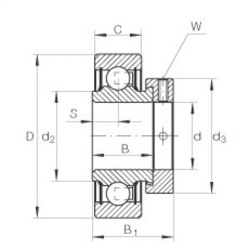 FAG Radial insert ball Bearings - RAE12-XL-NPP-FA106