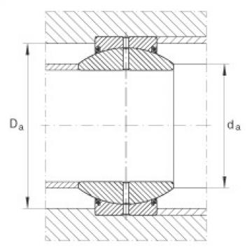 FAG Radial spherical plain Bearings - GE120-FO-2RS