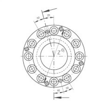 FAG Needle roller/axial cylindrical roller Bearings - ZARF2080-TV