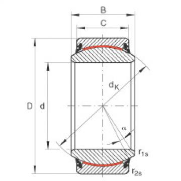 FAG Radial spherical plain Bearings - GE140-UK-2RS