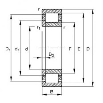 FAG Cylindrical roller Bearings - NUP215-E-XL-TVP2