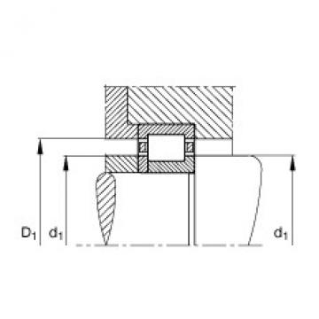 FAG Cylindrical roller Bearings - NUP219-E-XL-TVP2