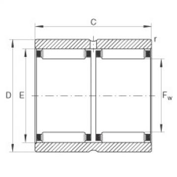 FAG Needle roller Bearings - RNAO25X35X26-ZW-ASR1-XL