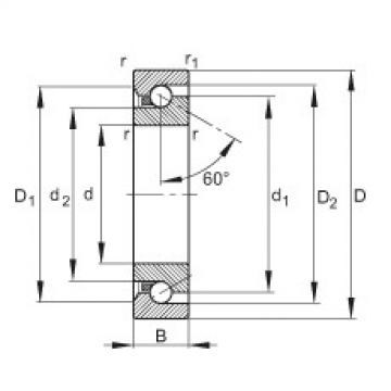 FAG Axial angular contact ball Bearings - BSB2047-SU