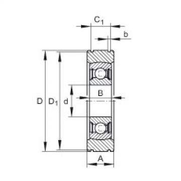 FAG Radial insert ball Bearings - BE20-XL