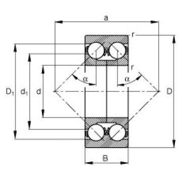 FAG Angular contact ball Bearings - 3310-DA-MA