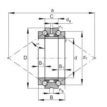 FAG Axial angular contact ball Bearings - 234411-M-SP