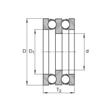 FAG Axial deep groove ball Bearings - 195X03