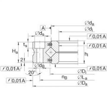 FAG Crossed roller Bearings - XV60