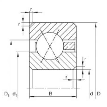 FAG Thin section Bearings - CSXF080
