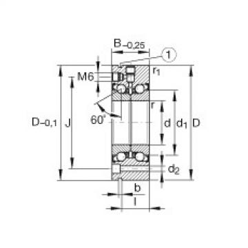 FAG Axial angular contact ball Bearings - ZKLF80165-2Z-XL