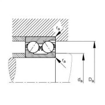 FAG Angular contact ball Bearings - 3221-M