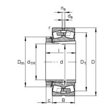 FAG Spherical roller Bearings - 23032-E1A-XL-K-M + H3032