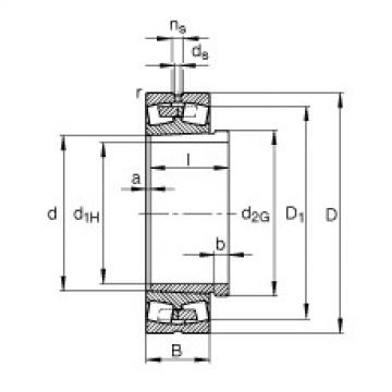 FAG Spherical roller Bearings - 230/750-K-MB + AH30/750A-H