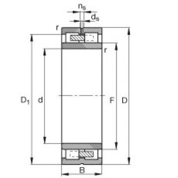 FAG Cylindrical roller Bearings - NNU4930-S-M-SP