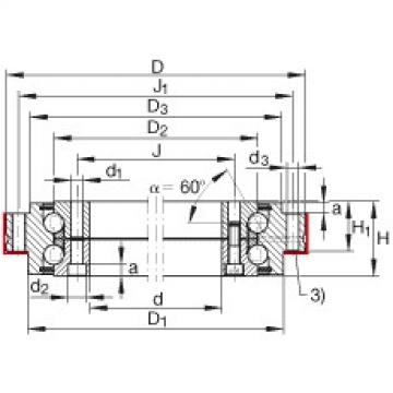 FAG Axial angular contact ball Bearings - ZKLDF395