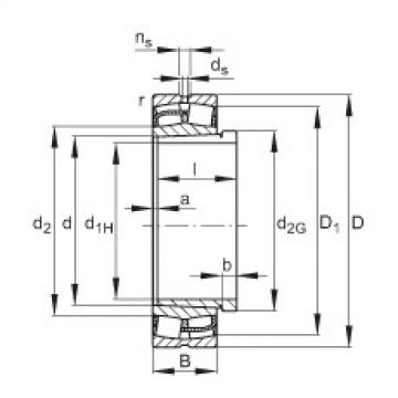 FAG Spherical roller Bearings - 22240-BE-XL-K + AH2240