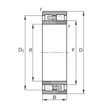 FAG Cylindrical roller Bearings - NNU4196-M