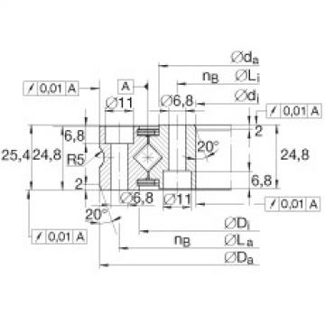 FAG Crossed roller Bearings - XSU080318