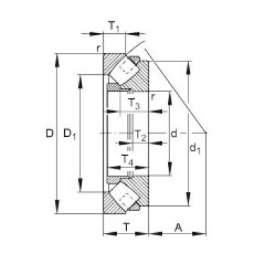 FAG Axial spherical roller Bearings - 292/800-E1-MB